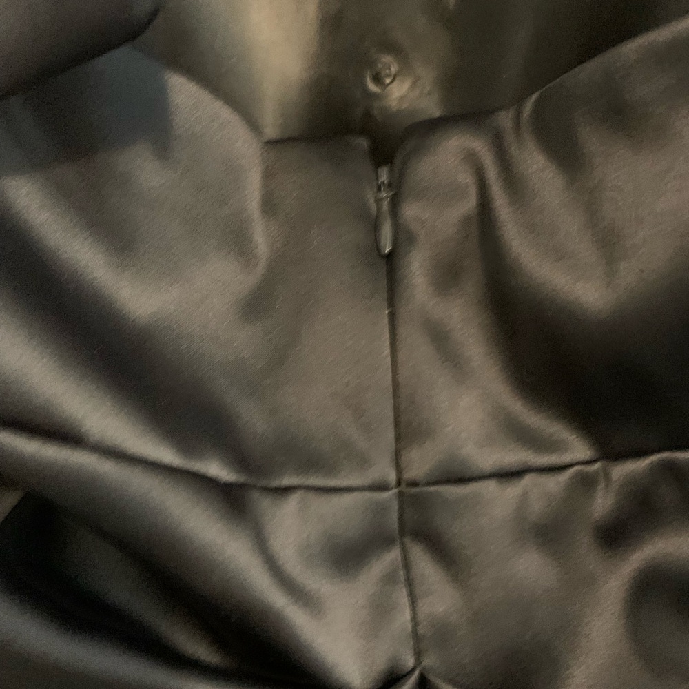Vintage 90s Classic Le Chateau Sleek Black Cocktail Dress - Picture 8 of 16